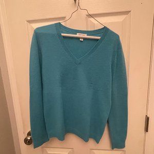 Nordstrom Women's Blue Cashmere Sweater - Size: Small